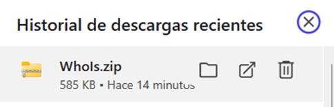 Archivo ya descargado
