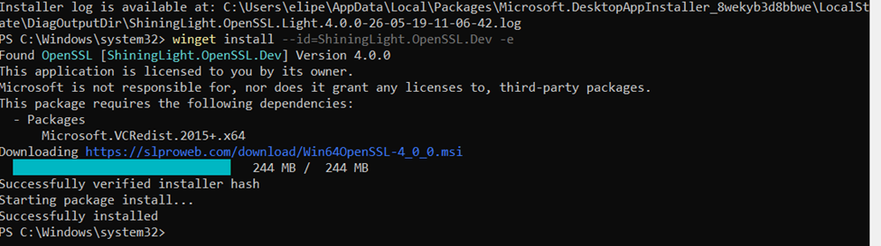Instalamos y configuramos las variables de entorno