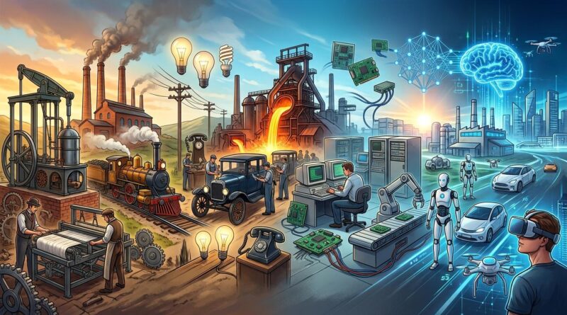 De la maquina de vapor a la inteligencia artificial : la evolución de las cuatro revoluciones industriales y su impacto en la administración de empresas De la maquina de vapor a la inteligencia artificial : la evolución de las cuatro revoluciones industriales y su impacto en la administración de empresas