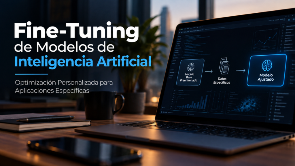 Portada del artículo sobre fine-tuning de modelos de inteligencia artificial