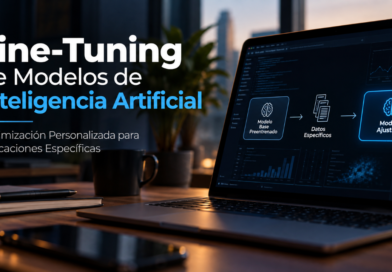 Fine-Tuning de Modelos de Inteligencia Artificial: Optimización Personalizada para Aplicaciones Específicas Portada del artículo sobre fine-tuning de modelos de inteligencia artificial