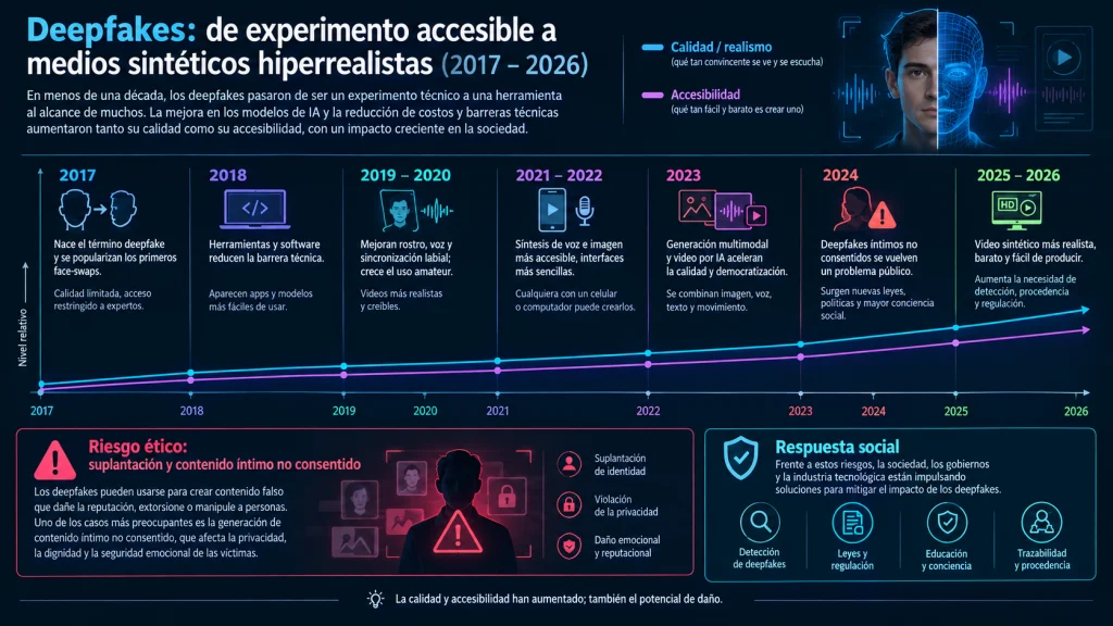 historia de los deepfakes