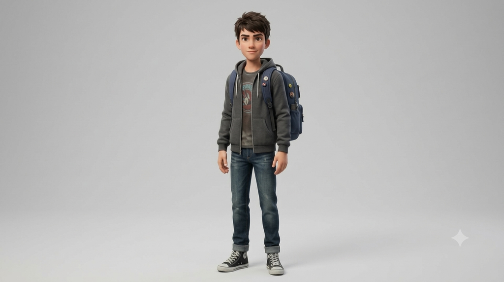 Personaje principal de la cinemática