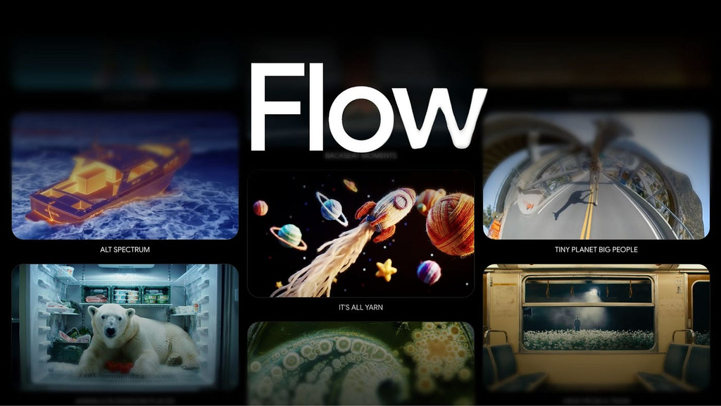 Logo de google flow para generar imágenes con inteligencia artificial