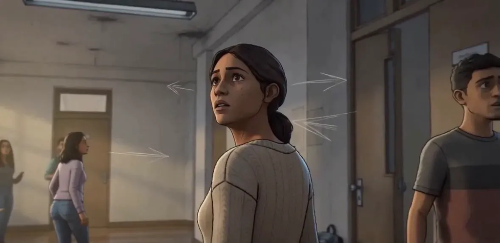 imagen creada con inteligencia artificial sobre el personaje de la cinemática

