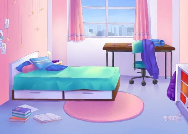 Habitación del personaje del juego Corazon de Melón