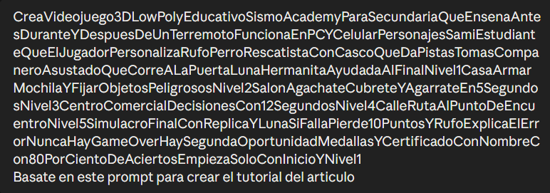 Prompt de la ia