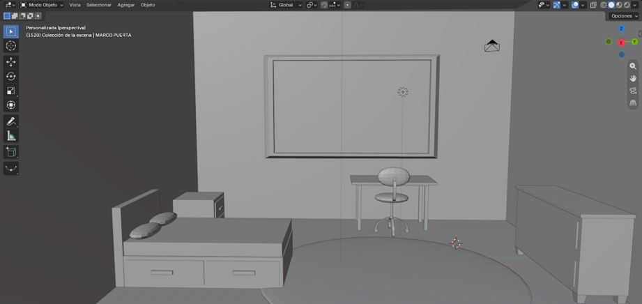 Recreación en Blender