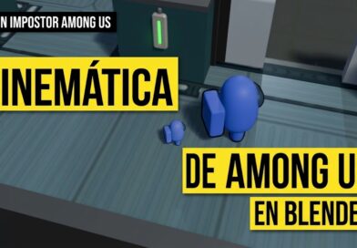 Portada: Cinemática de Among Us en Blender