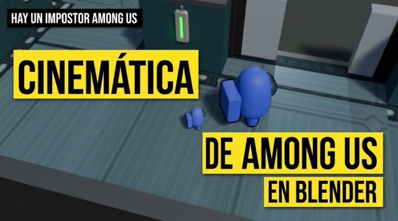 Portada: Cinemática de Among Us en Blender